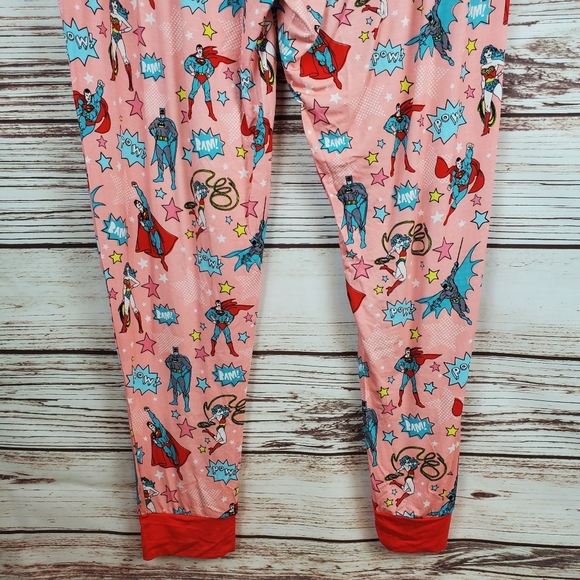 NWT Little Sleepies Womens Large DC Justice League 2-PC Pajamas Top Pants    #59 - Picture 14 of 15